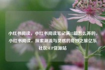 小红书阅读，小红书阅读笔记满15篇怎么弄的，小红书阅读，探索潮流与灵感的奇妙之旅亿乐社区SUP货源站