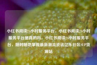 小红书阅读24小时服务平台，小红书阅读24小时服务平台是真的吗，小红书阅读24小时服务平台，随时随地掌握最新潮流资讯亿乐社区SUP货源站